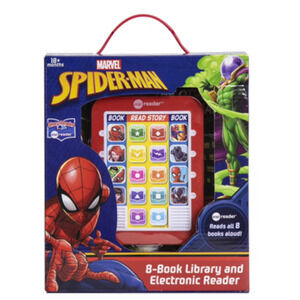 Pi Kids Marvel Spider-Man Electronic Me Reader 8-Book Hardcover Boxed Set NWT
